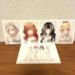 ReGLOSS ホロライブ マルイ 特典 ステッカー 4枚　集合イラスト