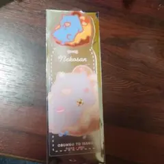 お文具といっしょ　スイパラ　クリアしおり　猫さん