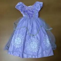 ラプンツェル風紫色ドレス　120cm