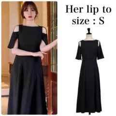 新品未使用Her lip to Dress Black サイズS