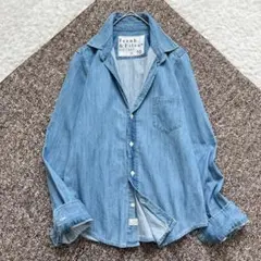 希少デニム✨フランクアンドアイリーン バリー 長袖シャツ 洗える インディゴ