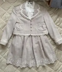 フォーマルドレス　女の子　130センチ　3点セット　入学式　卒園式　発表会