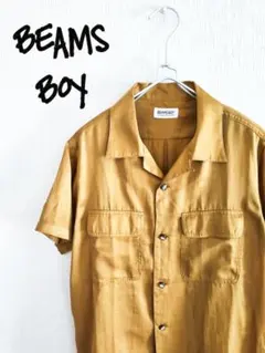 D222108 BEAMS BOY サテンオープンカラーシャツのサムネイル