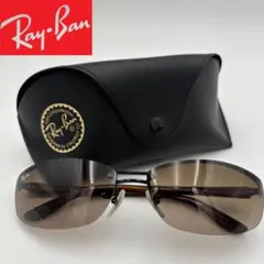 【美品】Ray-Ban サングラス RB3488 ブラウン系 ケース付のサムネイル