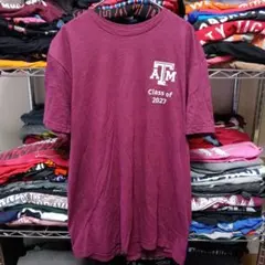 Texas A&M Football Tシャツ バーガンディ 古着 - メルカリ