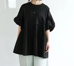7/26までfog linen work ルペ トップ ブラック - メルカリ