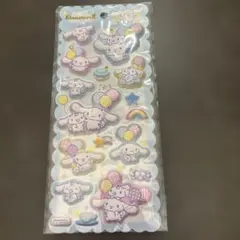 シナモロール サンリオ　マシュマロシール　ふわふわ　ぷくぷくシール