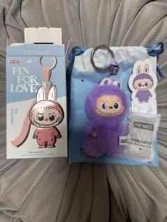 POPMART PINFORLOVE ラブブ イニシャル T エナジー　ケース T】PIN FOR LOVE ラブブ イニシャル セット T】PIN FOR LOVE