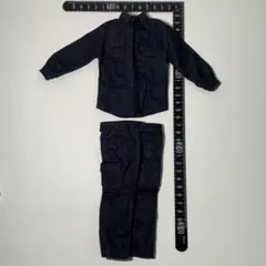 1/6スケール　ミリタリーフィギュア用　戦闘服　BDU セットアップ　ネイビー