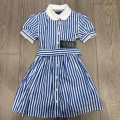 【新品未使用】POLO RALPH LAUREN 半袖ワンピース ストライプ 5