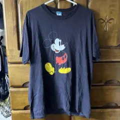 希少 ミッキーマウス Tシャツ 80s ミッキー DISNEY ディズニー L