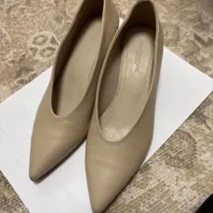 Sergio Rossi パンプス ベージュ 36.5 - メルカリ