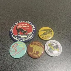 ビンテージ缶バッジ