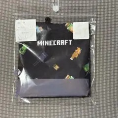 新品タグ付き★マインクラフト マチ付き巾着 ランチ巾着　総柄