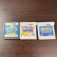 星のカービィ DS/3DS ゲームソフトセット 3本