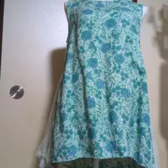 アズノウアズバズ♡フラワー柄チュニックシフォン