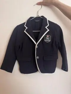 コムサイズム　ネイビー ブレザー エンブレム付き