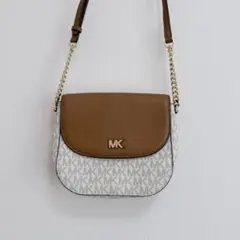 マイケルコース MKロゴ付き総柄ショルダーバッグ