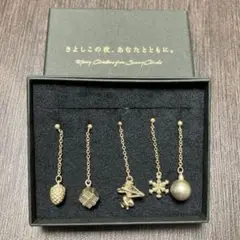 クリスマスモチーフピアス 6個セット
