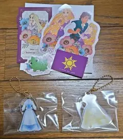 一番くじ ディズニー プリンセス J賞 コスチュームチャーム ベル2種ステッカー