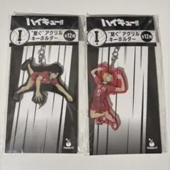 匿名配送ハイキュー Happyくじ 音駒 繋ぐアクリルキーホルダー 黒尾 孤爪
