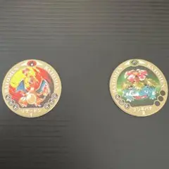 【レトロ】ポケモン バトメン　リザードン　フシギバナ　2枚セット　おまけ付き