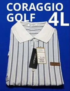 ♥♦ CORAGGIO GOLF ♦4L メンズポロシャツ