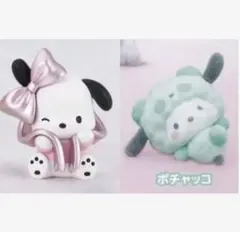 サンリオ もこもこパンダフロッキーマスコット バレエリボンフィギュア ポチャッコ