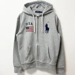 POLO RALPH LAUREN ビックポニー刺繍 ジップアップパーカー