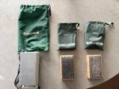 GALLIUM ワクシングアイロン-S TU0154型 馬毛・ボアブラシ付属