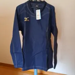 Mizuno ネイビー 長袖ピステ Mサイズ