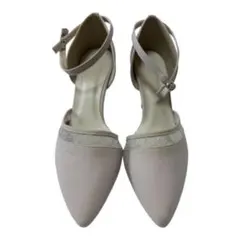 エレガントベージュポインテッドトゥハイヒール ESPERANZA