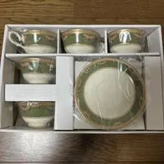 カップソーサーセット コーヒー紅茶兼用5客