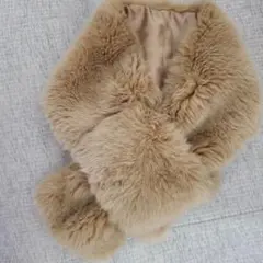 COMME CA ISM フェイクファー マフラー