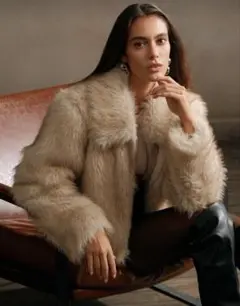 SHEIN ファー ジャケット