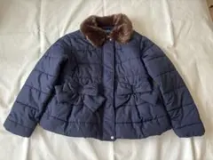 green label relaxingフラワープリント中綿ジャケット130