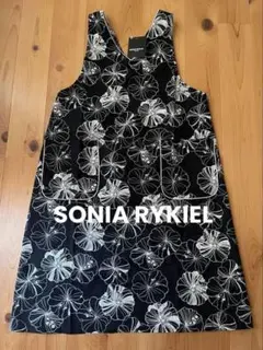 【新品】SONIA RYKIEL エプロン ブラック 花柄のサムネイル