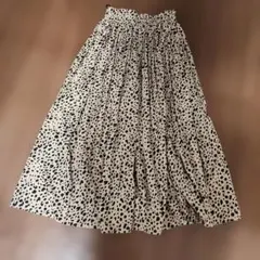 ヒョウ柄 ロングスカート