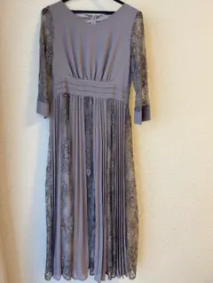 パーティードレス　七分丈