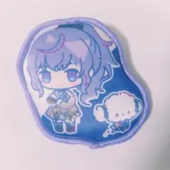プロセカ　朝比奈まふゆ　ラッキーくじ　サンリオ　D賞　ふわふわバッジ