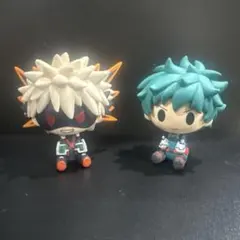 僕のヒーローアカデミア 緑谷出久　爆豪勝己　ちょこのっこフィギュア　一番くじ