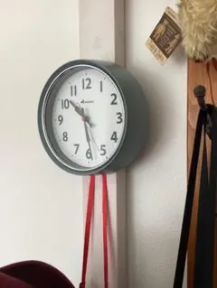 ★ダルトン/BONOX/掛け時計/スチール/レトロ/グリーン/ウォールクロック