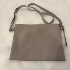 無印良品　サコッシュ　ページュ