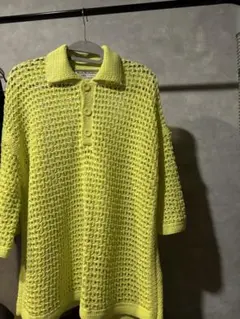 ZARA ニットポロ ポロシャツ Mサイズ