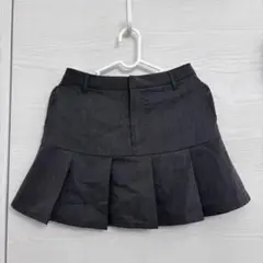 【美品・即日発送】GRL プリーツミニスカート gm726 グレー