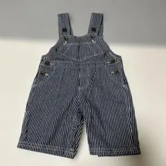 ストライプオーバーオール