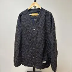 FAT attention カーディガン ネイビー　sizeFATのサムネイル