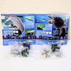 鳥羽水族館立体コレクション3 ① ジュゴン ② アオウミガメ 初版 2点セットのサムネイル