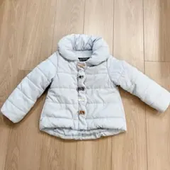 petit main プティマイン　アウター　コート　中綿リボンジャケット100