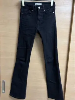 ZARA ブラック フレアデニムパンツ
